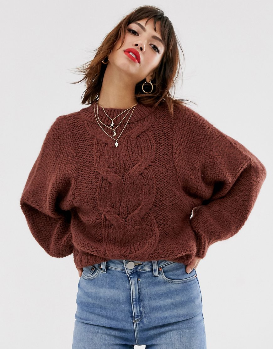 ASOS DESIGN cable-knit jumper | ASOS Style Feed