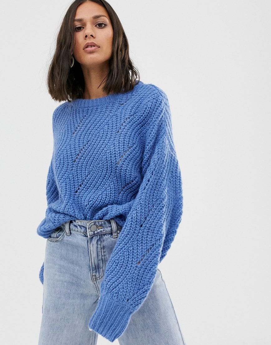 Native Youth wool-mix pointelle jumper | ASOS Style Feed