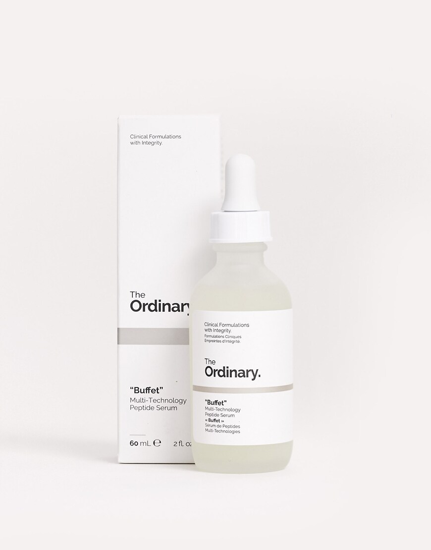 The Ordinary Buffet SUPERSIZE multi technology peptide serum 60ml. Available at ASOS.