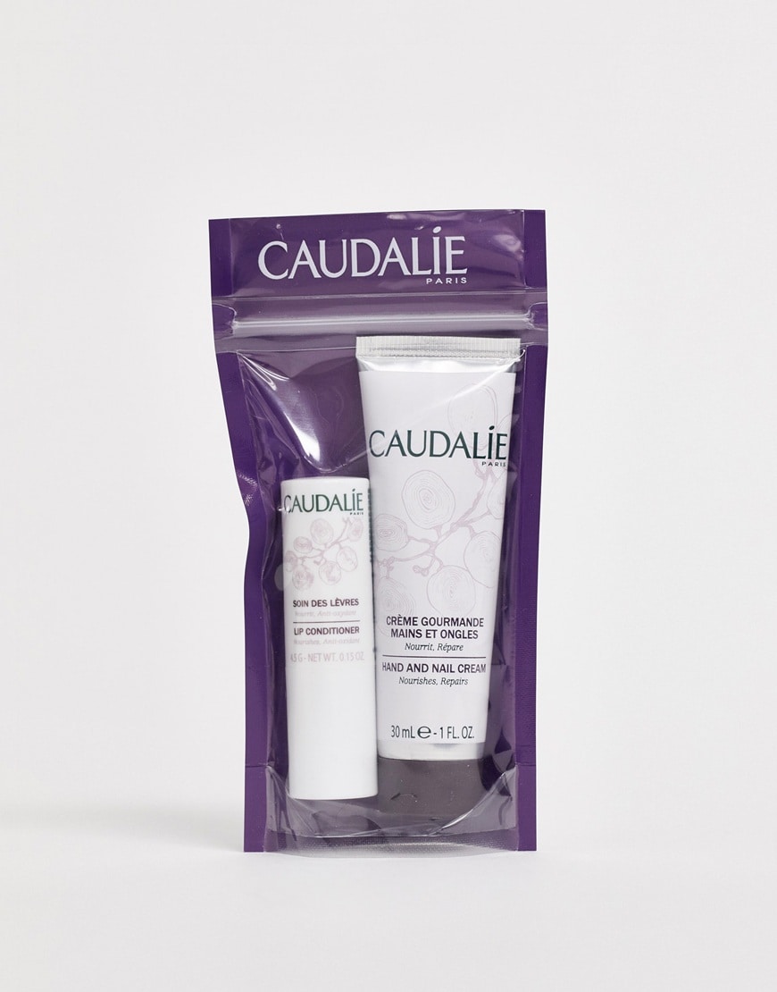 A picture of Caudalie's Nourishing Lip & Hand Cream Duo. Available at ASOS.