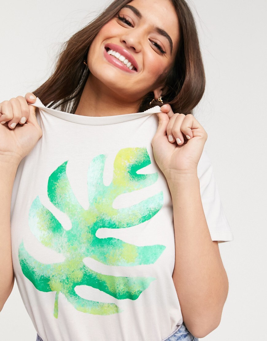We Are Hairy People t-shirt with hand painted palm in organic cotton | ASOS