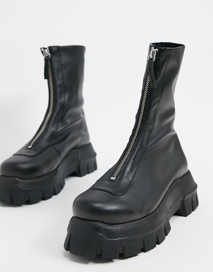 A picture of a pair of black boots by ASOS DESIGN | ASOS Style Feed