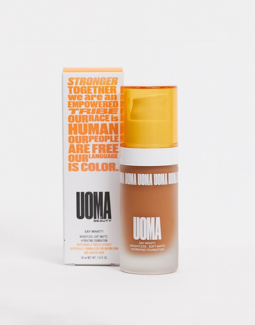 UOMA Beauty Say What?! Soft Matte Foundation Brown Sugar