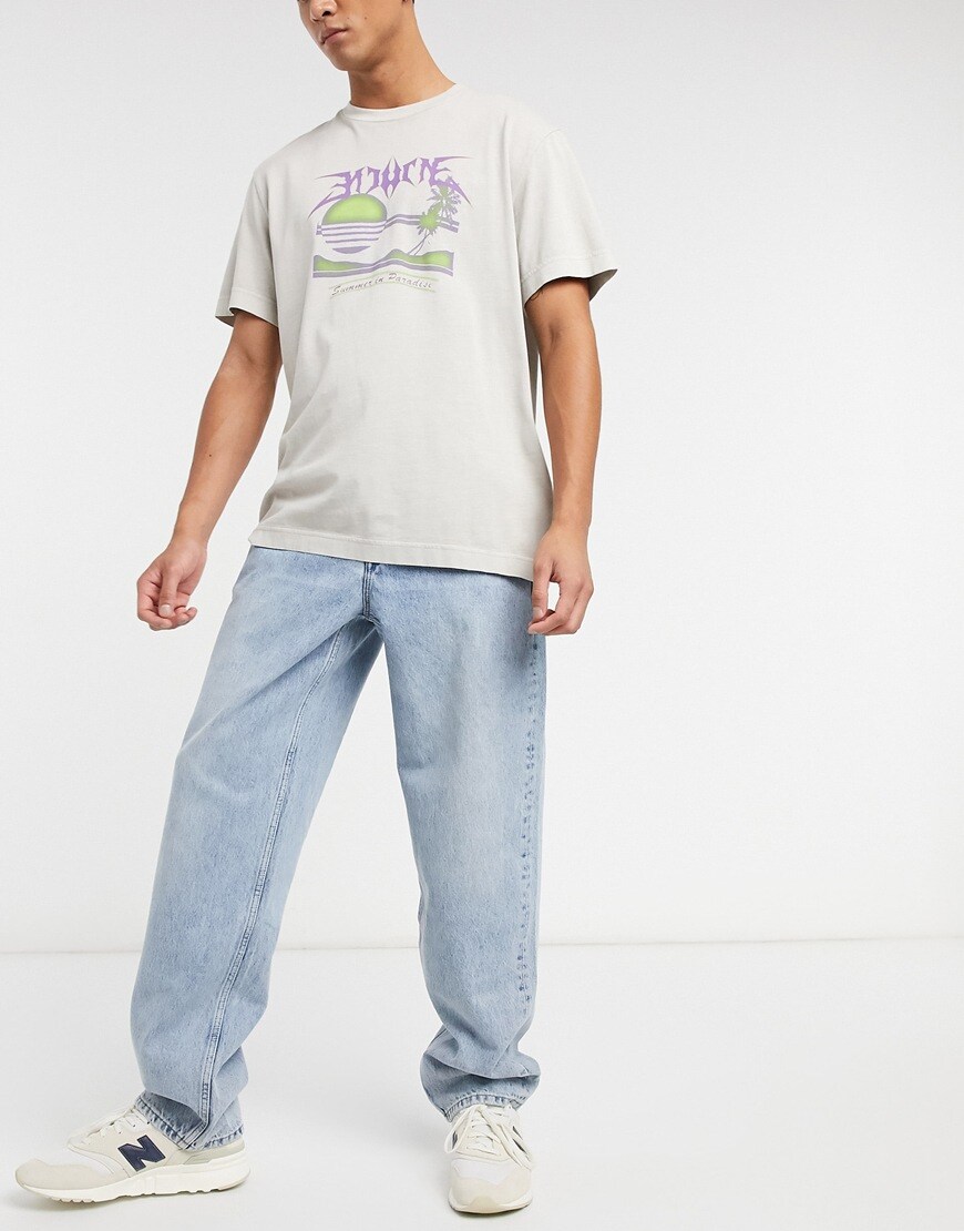 An image of a man wearing a pair of jeans by ASOS Design | ASOS Style Feed