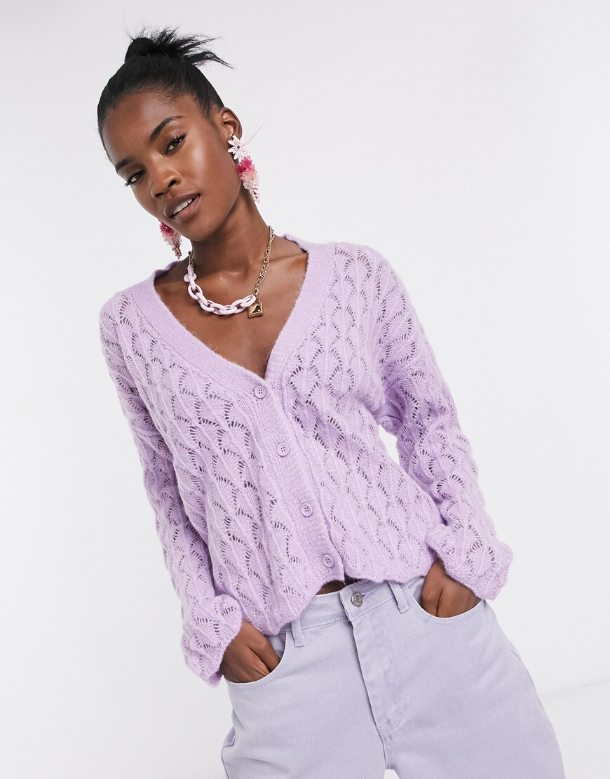 Lilac cardigans