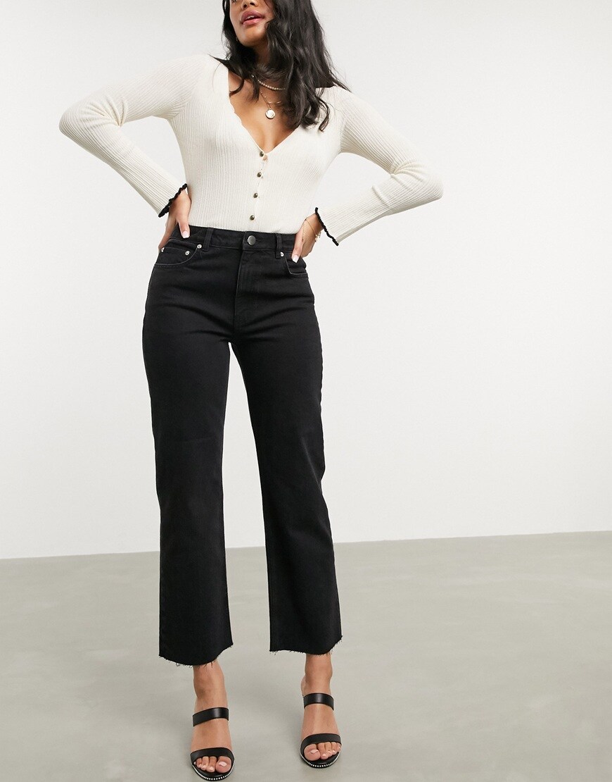 ASOS DESIGN Crop Kick Flare