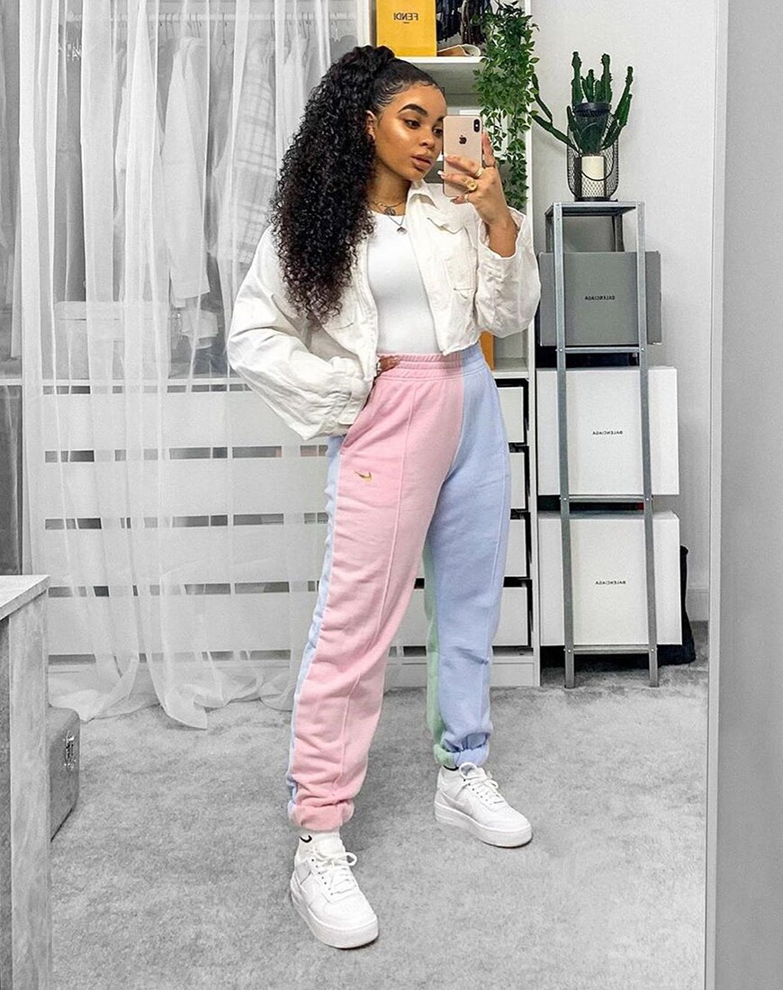 Nike Colour Block Pastel Joggers