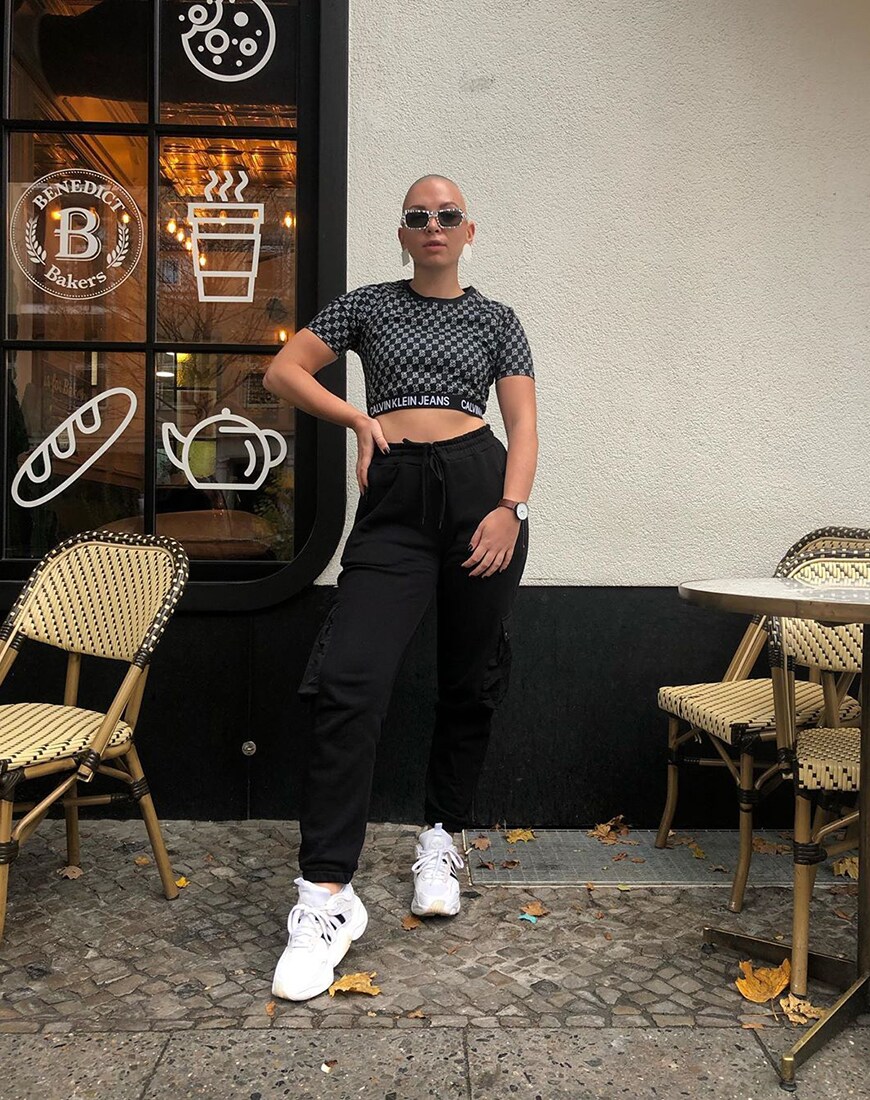 Beth Finlay wears loungewear