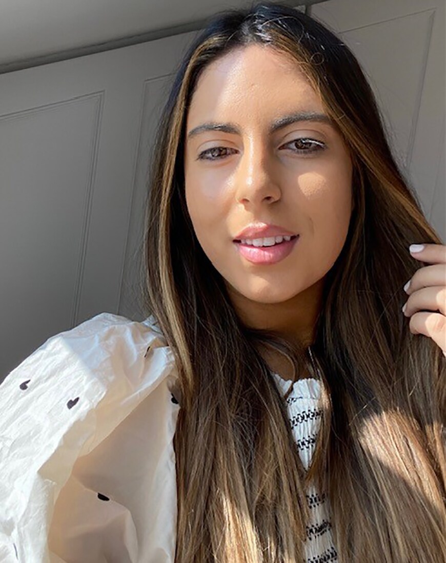 Inca before trying Charlotte Tilbury Makeup