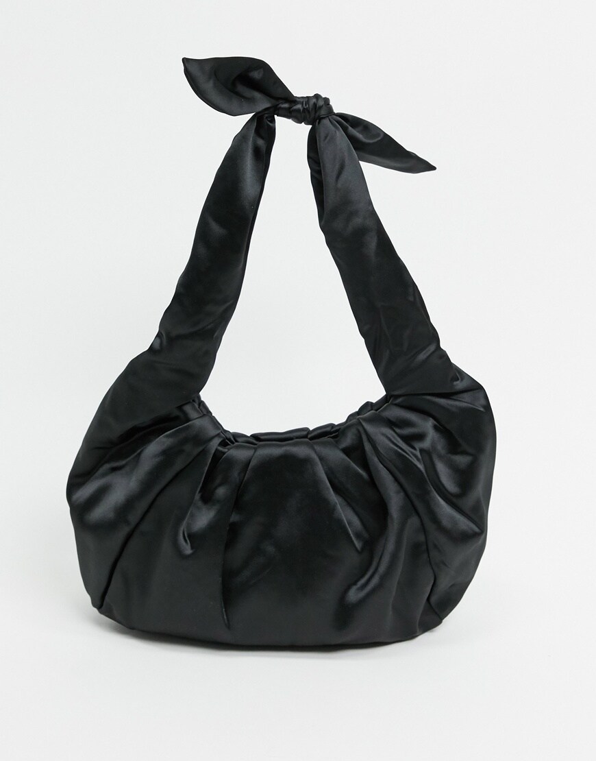 A picture of a black bag.  Available at ASOS |ASOS Style Feed