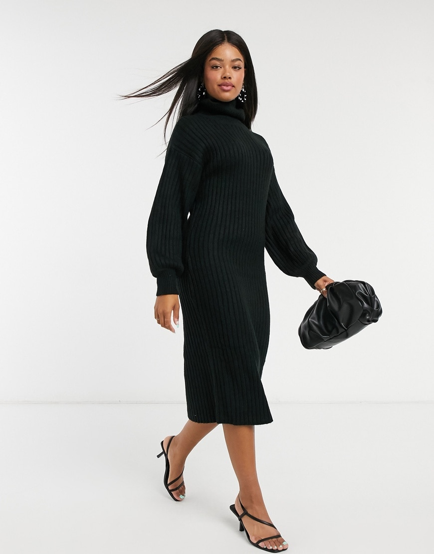 A picture of a model wearing a black dress.  Available at ASOS |ASOS Style Feed
