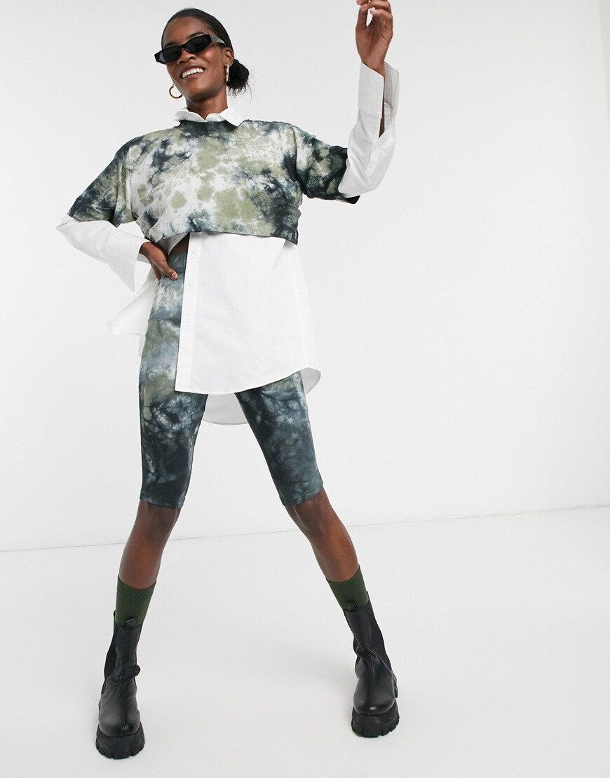 COLLUSION tie-dye top