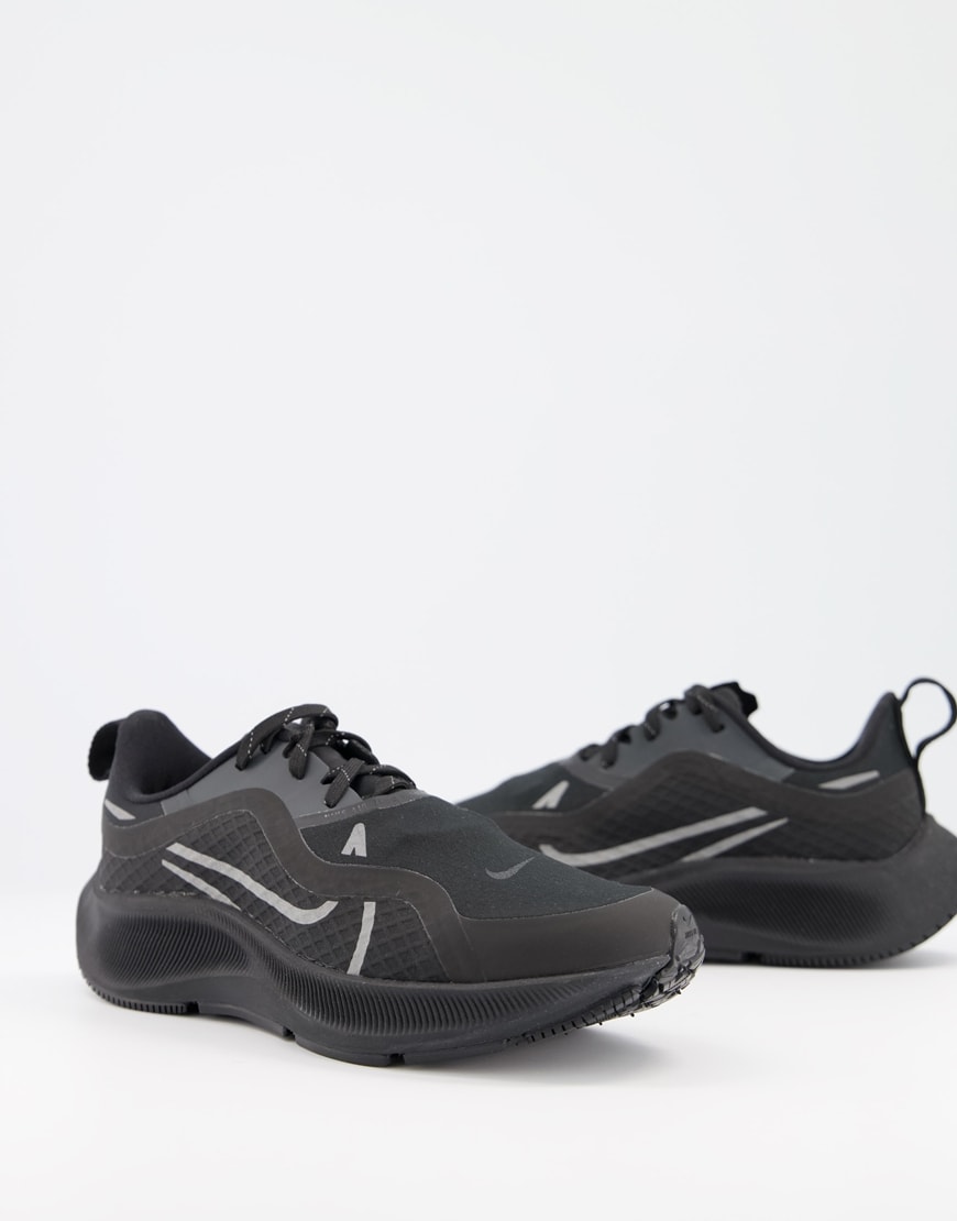 Nike Running Air Zoom Pegasus 37 Shield running trainers in black