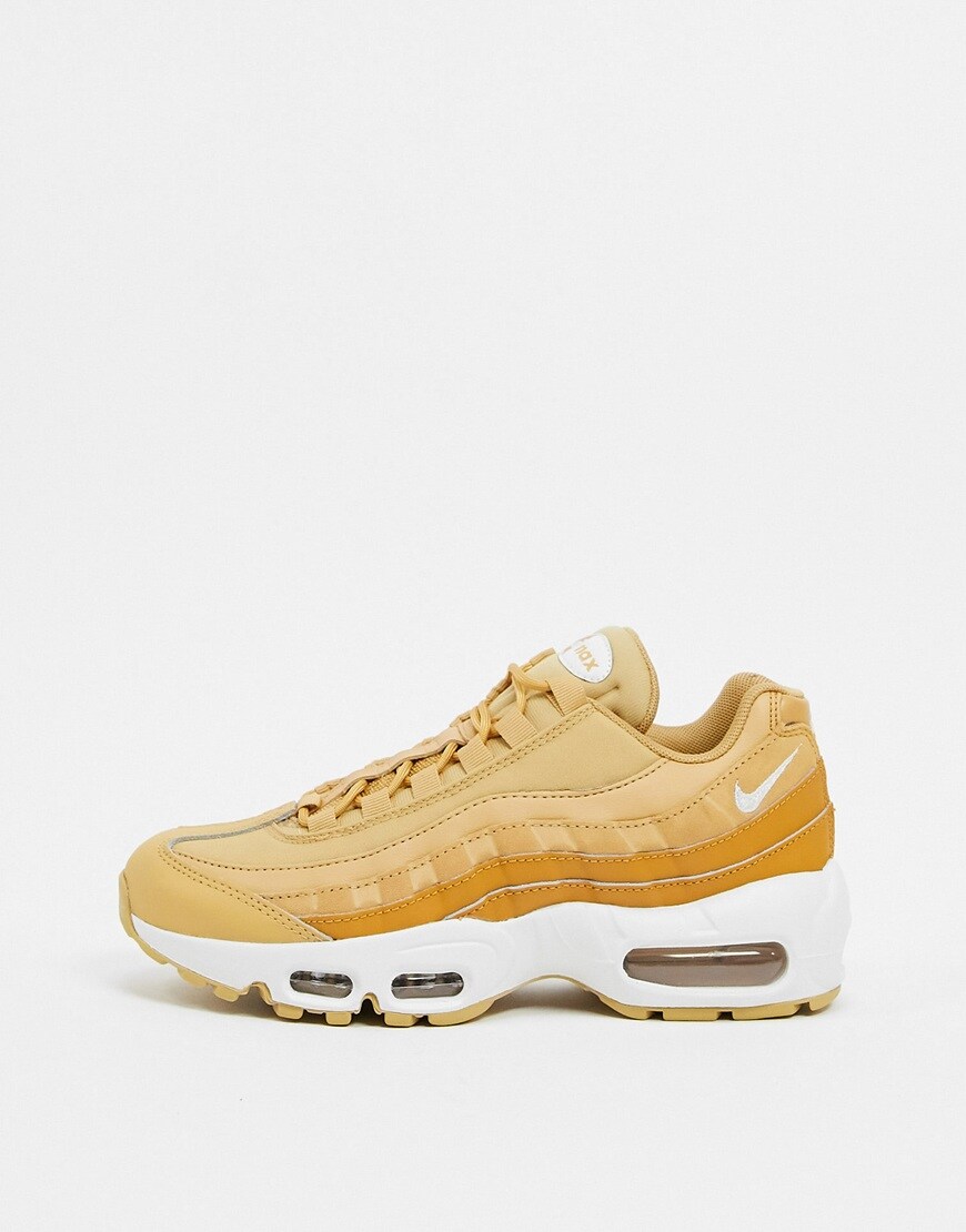 An image of a tan trainer by Nike | ASOS Style Feed