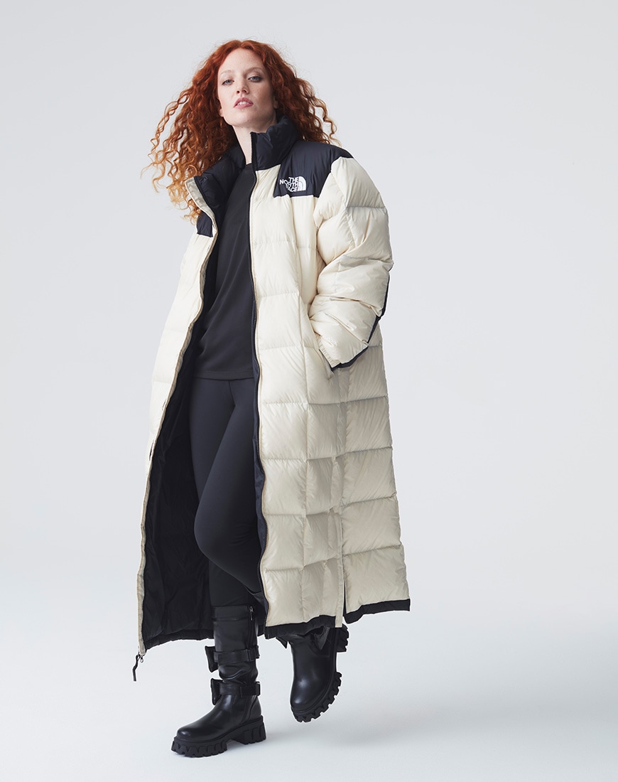 The North Face Lhotse duster jacket in cream | ASOS Style Feed