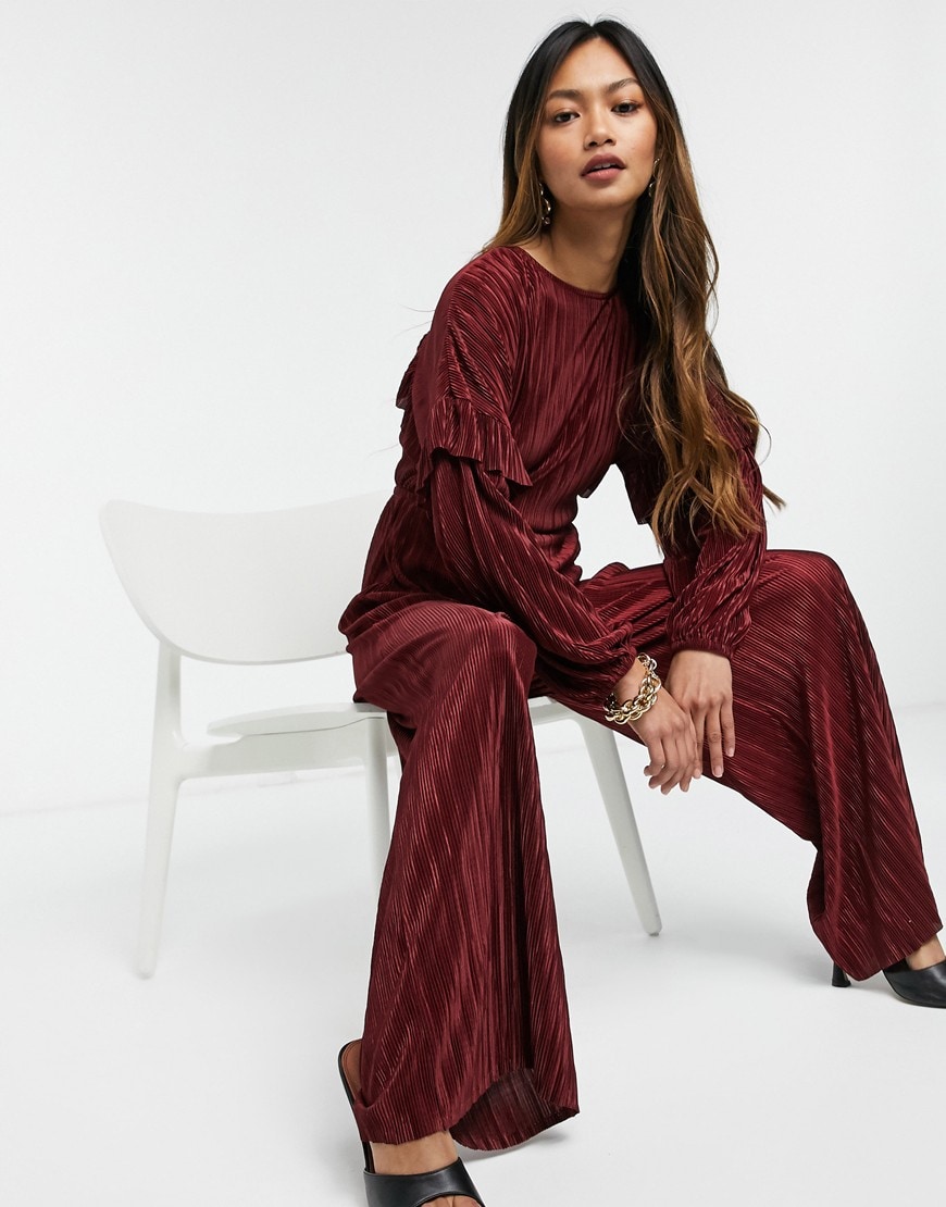 Red jumpsuit