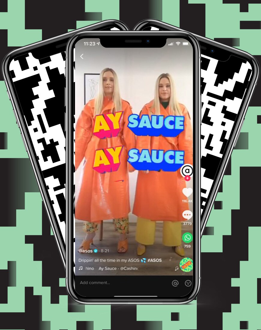 Ay Sauce Tik Tok campaign still | The Best Trends Of The Year | ASOS 2020