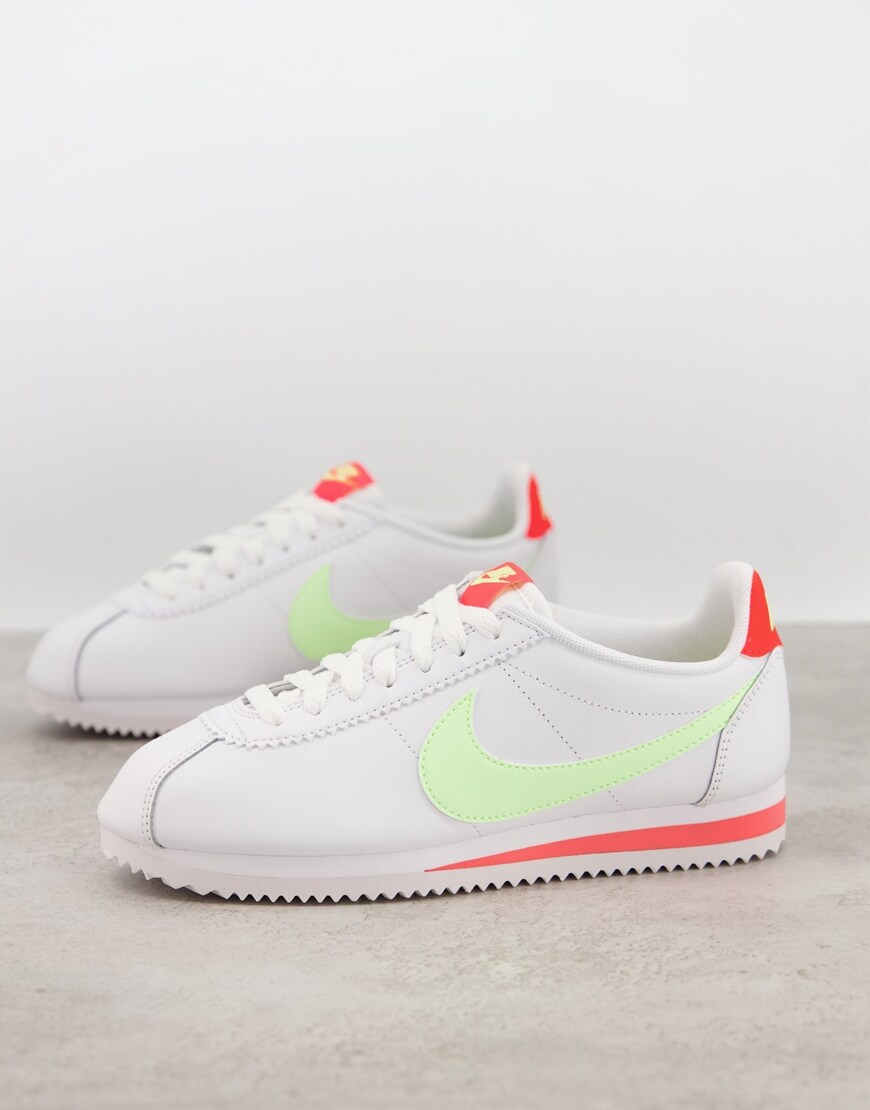 An image of a pair of white trainers by Nike  | ASOS Style Feed 