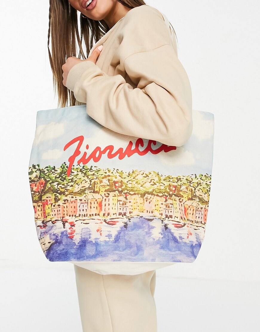 An art-print tote bag by Fioricci | ASOS Style Feed