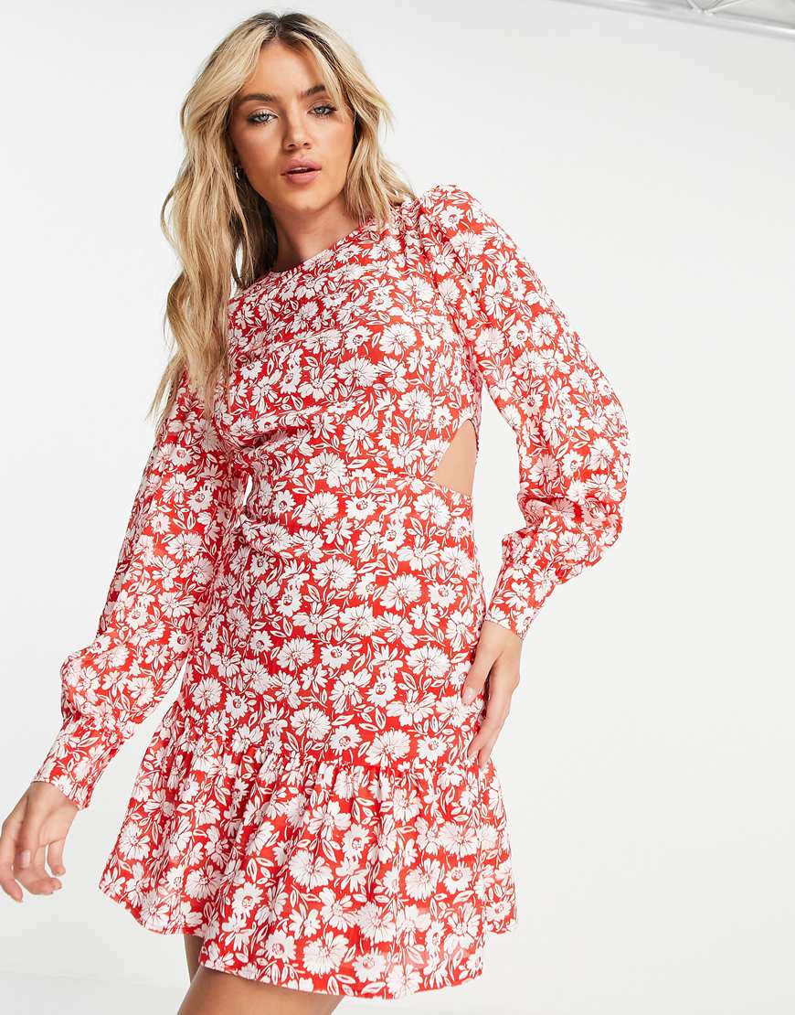 Topshop Floral Mini Dress | ASOS Style Feed