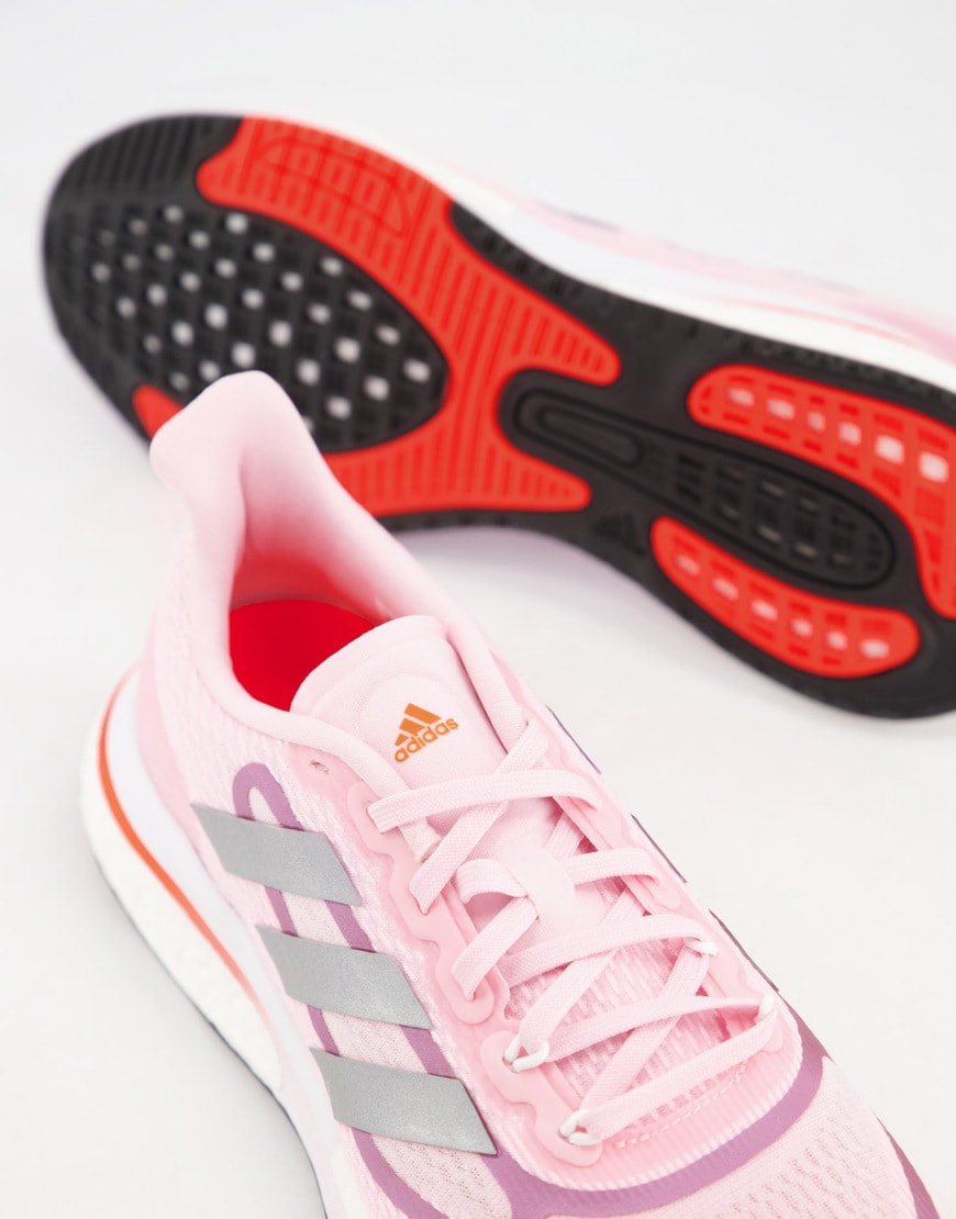 adidas Running Supernova+ trainers in pink | ASOS Style Feed
