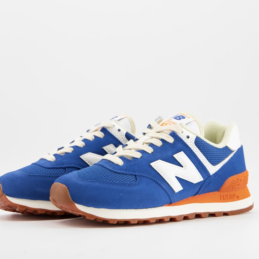 New Balance574 trainers in blue | ASOS Style Feed