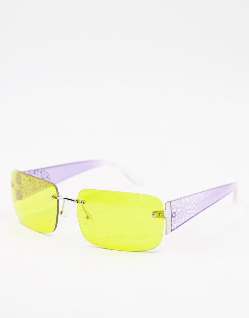 Yellow-lens glasses