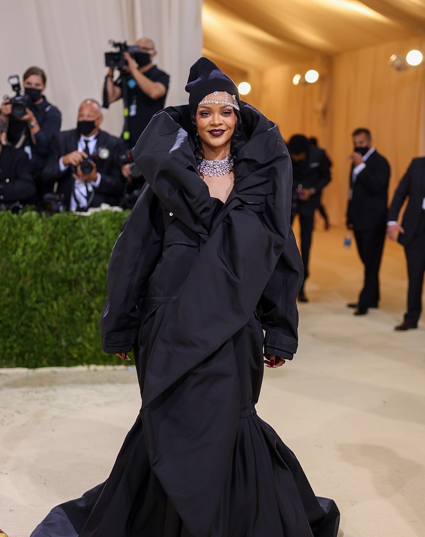 Rihanna in Balenciaga Couture at the 2021 MET Gala | ASOS Style Feed