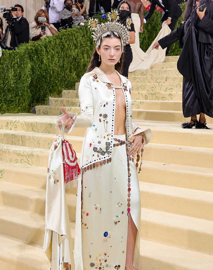 Lorde in Emily Bode at the 2021 MET Gala | ASOS Style Feed