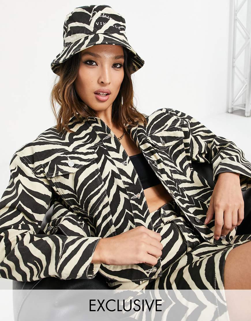 zebra print jacket