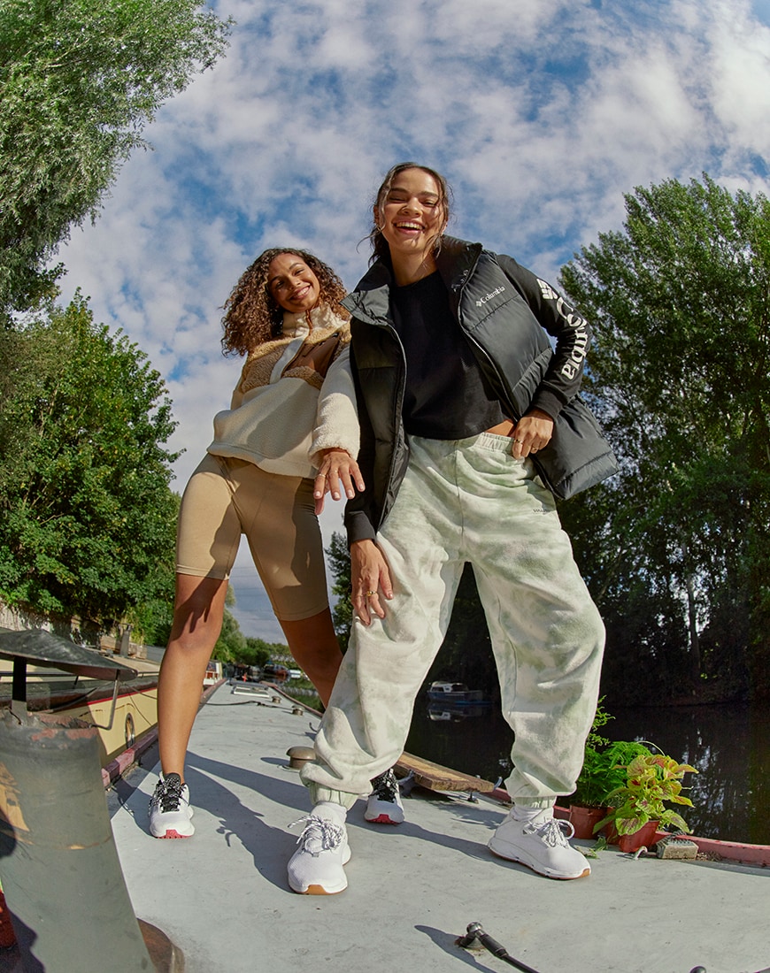 Two women wearing new-season outerwear by Columbia | ASOS Style Feed