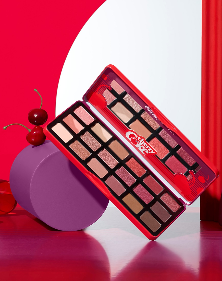 A picture of the Morphe X Coca-Cola Cherry Coke Eyeshadow | Style Feed