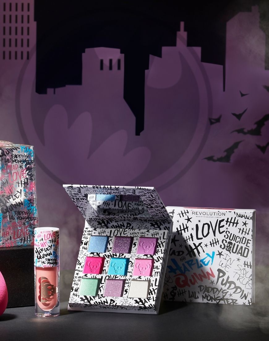 A picture of the Harley Quinn collection from the DC x Revolution collaboration. | ASOS Style Feed