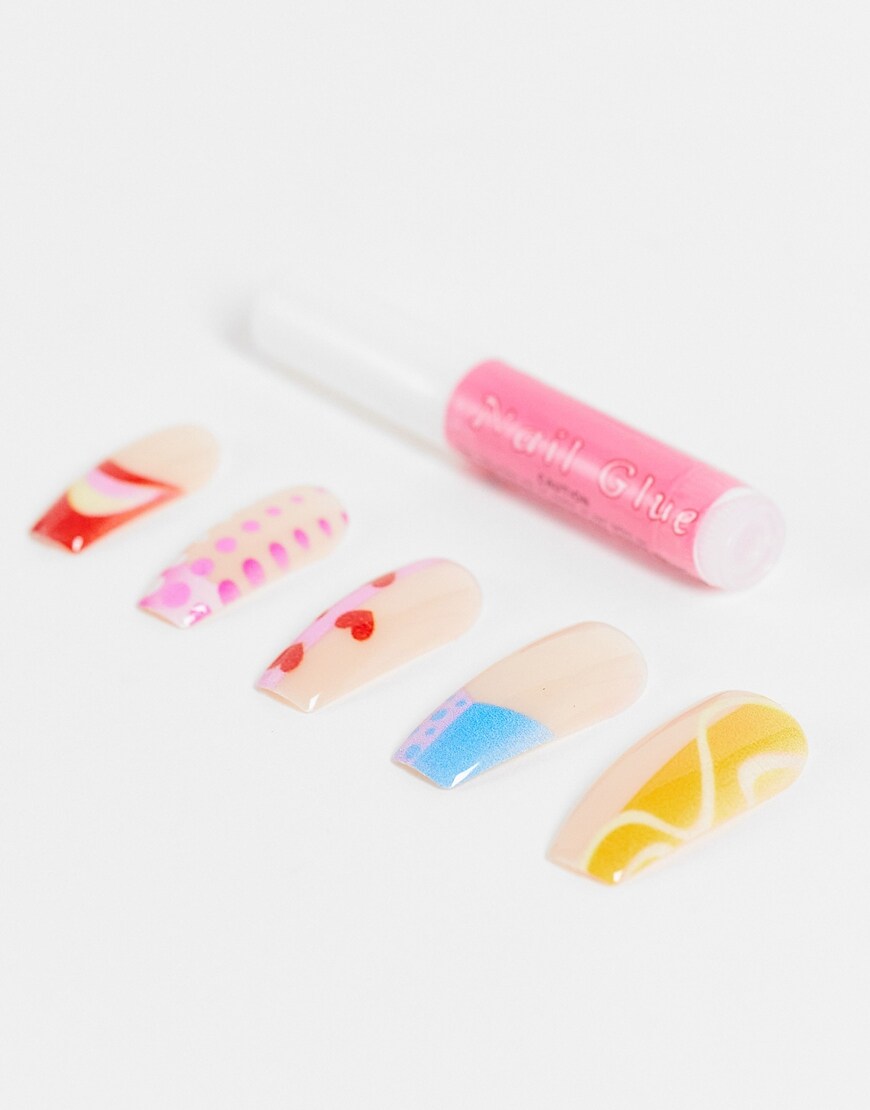 Shrine Patterned False Nails | ASOS Style Feed