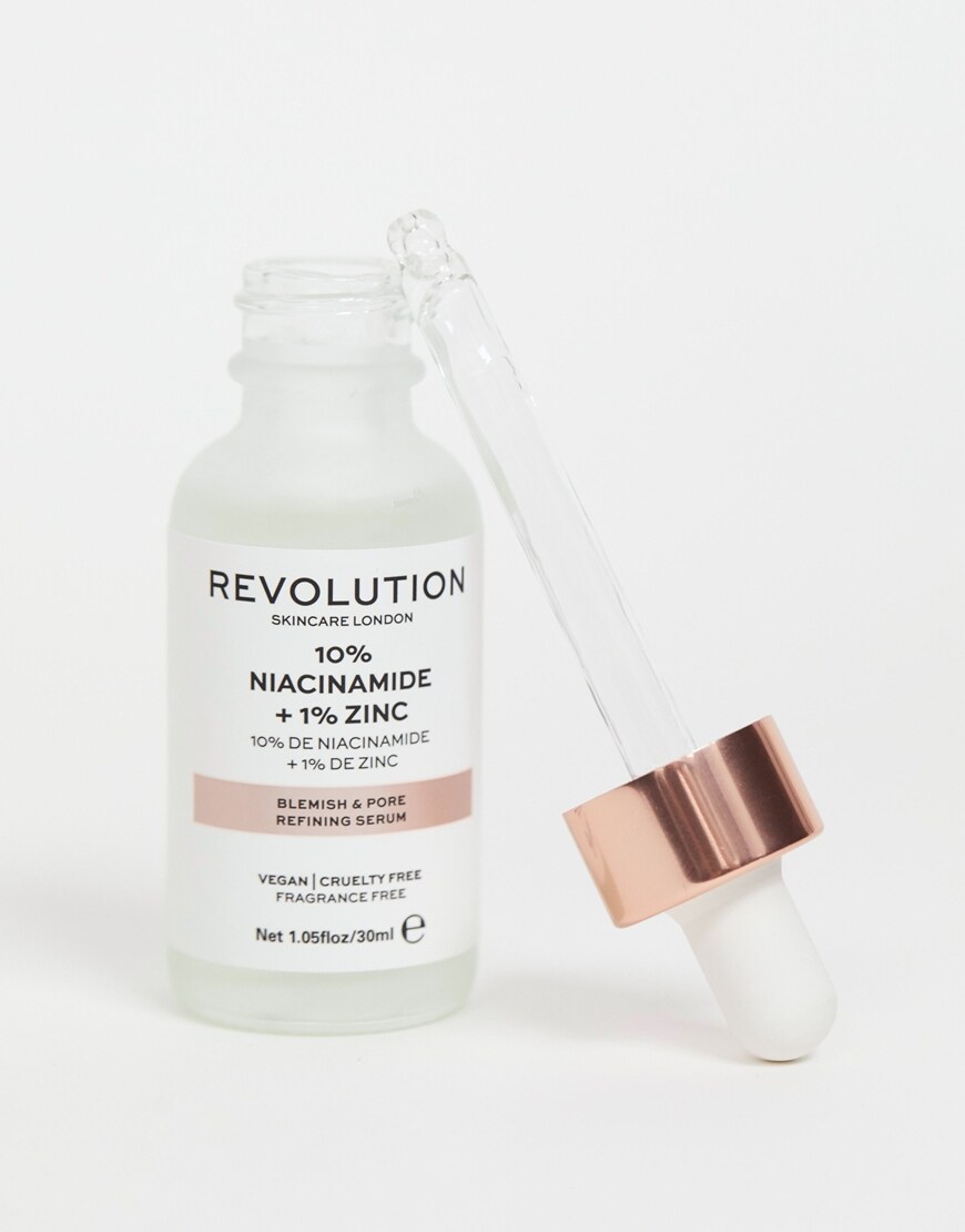 Revolution Skincare Blemish and Pore Refining Serum - 10% Niacinamide + 1% Zinc | ASOS STyle Feed