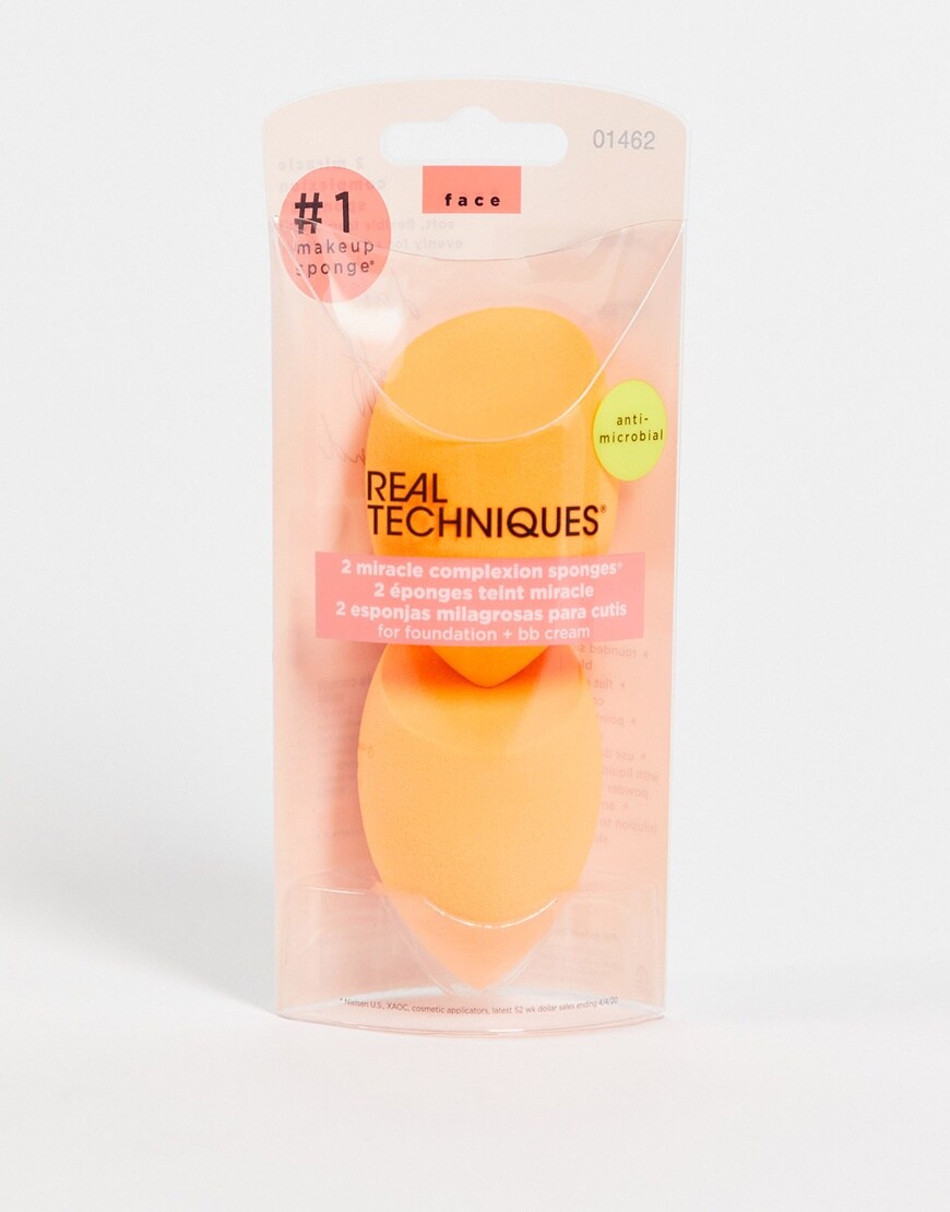 Real Techniques Miracle Complexion Sponge x 2 pack | ASOS Style Feed