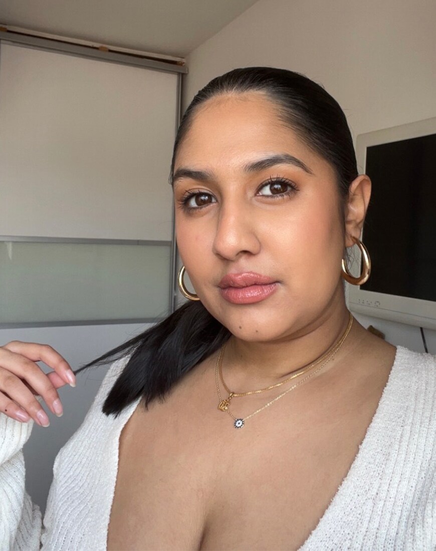 Esha in the Estée Lauder Double Wear Stay in Place Foundation | ASOS Style Feed