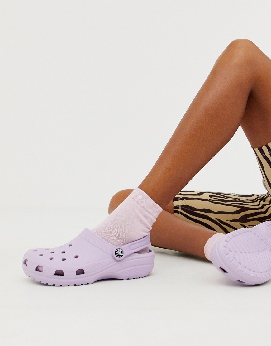 Crocs classic shoe in lilac | ASOS Style Feed