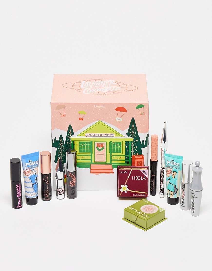 An image showing the products in the Benefit advent calendar. | ASOS Style Feed