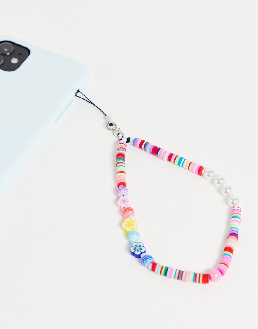 Beaded chain for phone | ASOS Style Feed