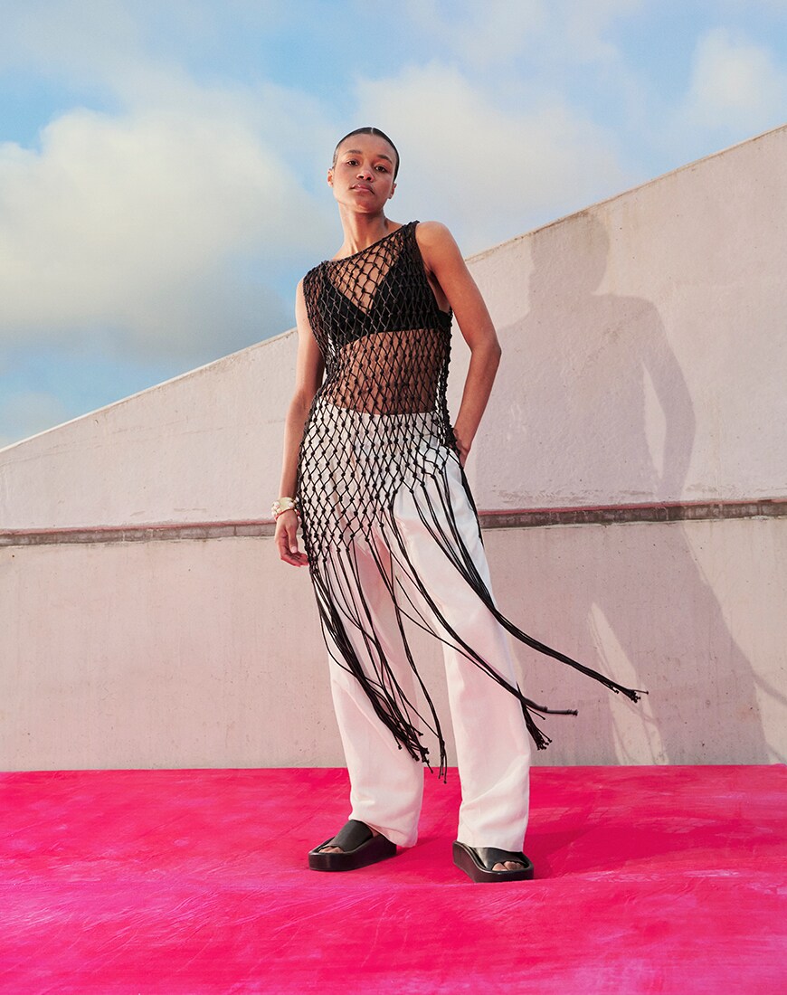 Topshop Woven Tassel Top | Topshop Editorial