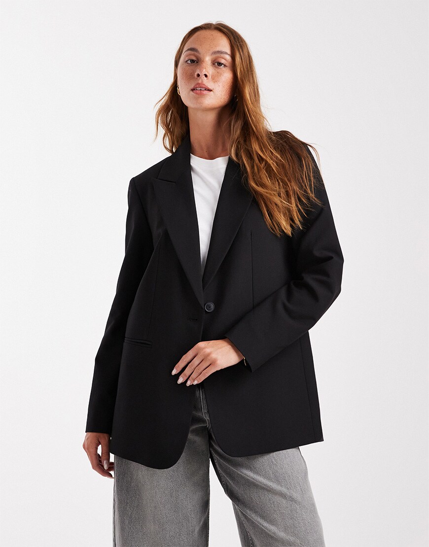 Woman Wearing Blazer