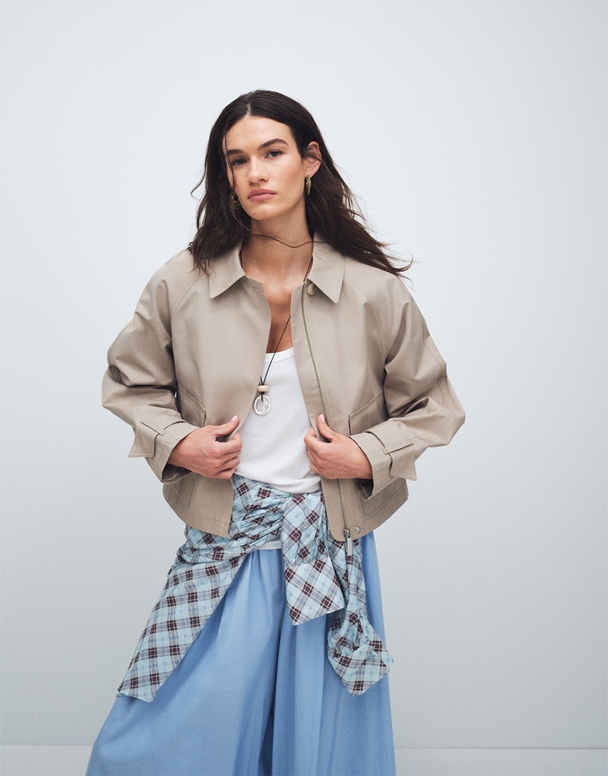Woman Wearing Beige Jacket