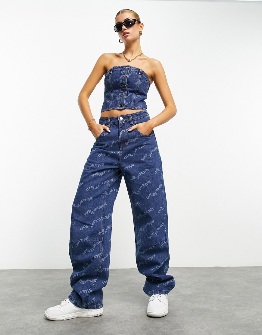 Woman wearing ASOS Weekend Collective corset | ASOS Style Feed
