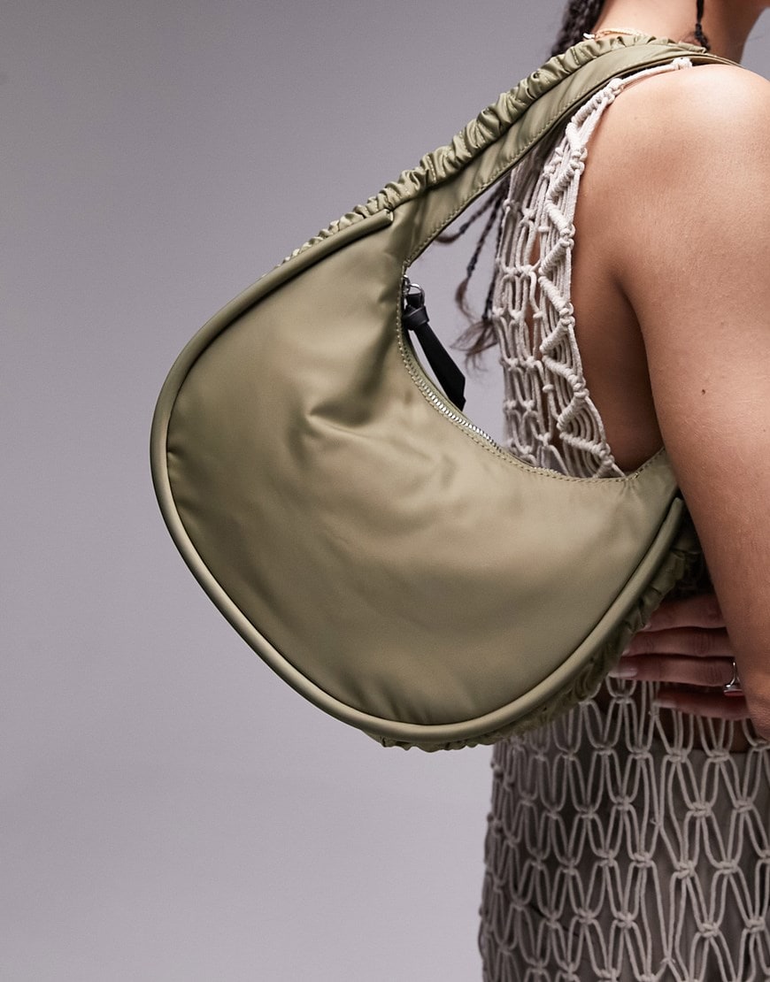 Topshop ruched bag