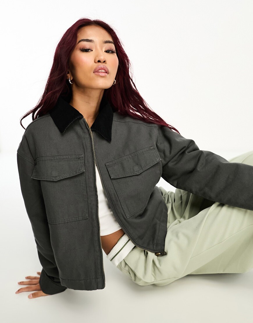 ASOS DESIGN Canvas Jacket | ASOS Style Feed