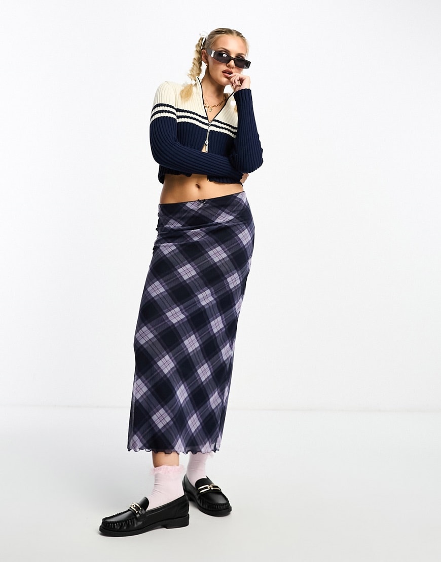 ASOS DESIGN check midi | ASOS Style Feed