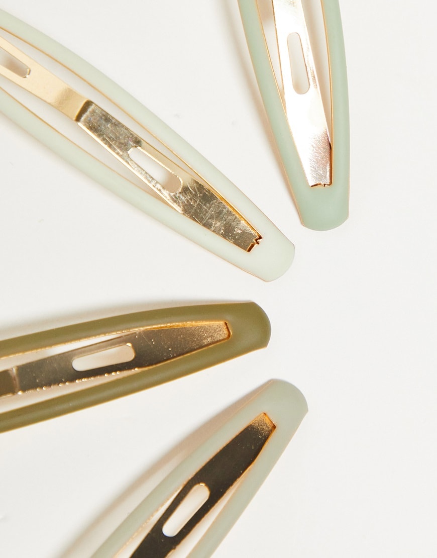 Set of four hair clips | ASOS Style Feed