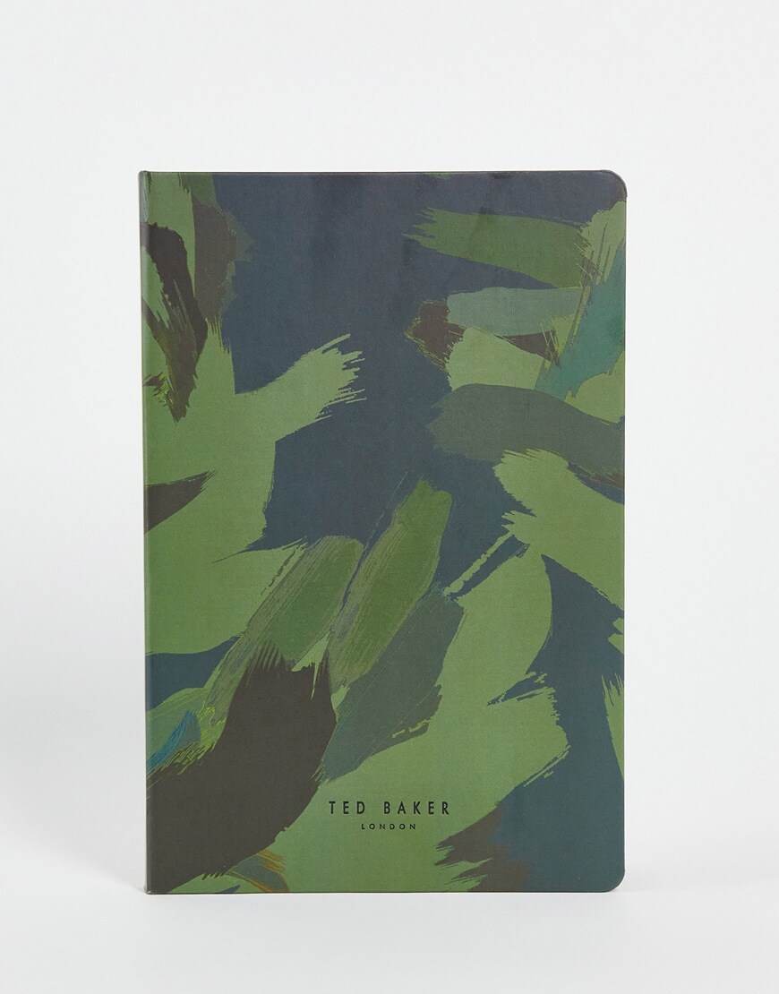 Ted Baker Notera note book in navy camo