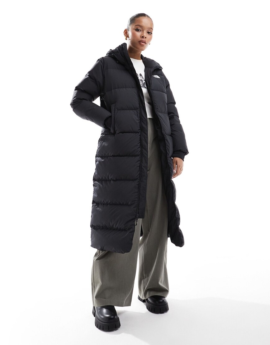 The North Face women's Triple c parka winter coat in baby blue